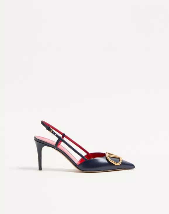 Valentino Vlogo Signature Calfskin Slingback Pump 80Mm / 3.15 In. - Image 1